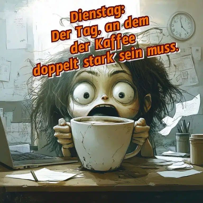 Kostenlose DienstagBilder mit Grüßen und lustigen Sprüchen Kostenlos.de