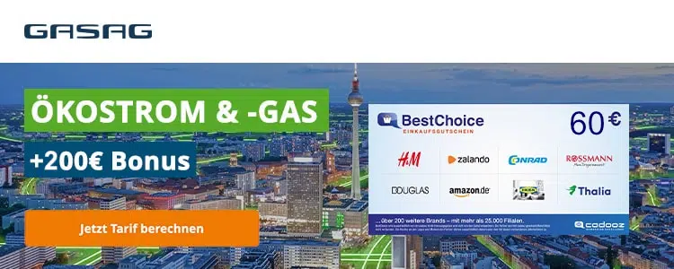Strom & Gas bei GASAG