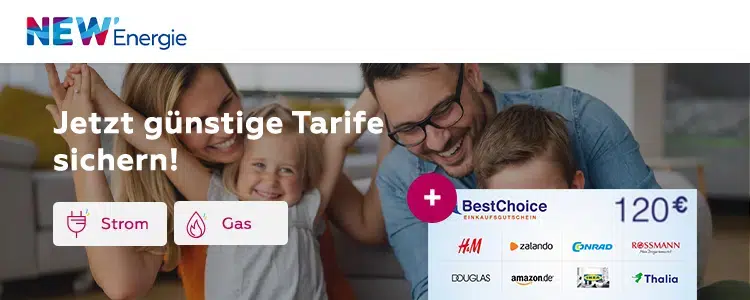 New Energie Bonus-Deal; BestChoice-Gutschein