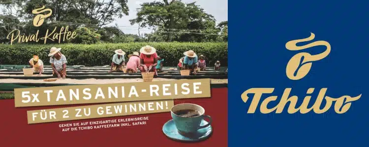 Tchibo-Gewinnspiel 2024 Tansania Reise gewinnen