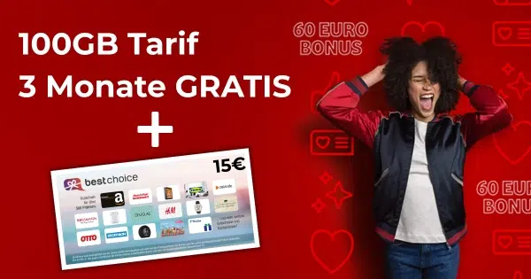 CallYa Bonus-Deal; 15€ BestChoice-Gutschein