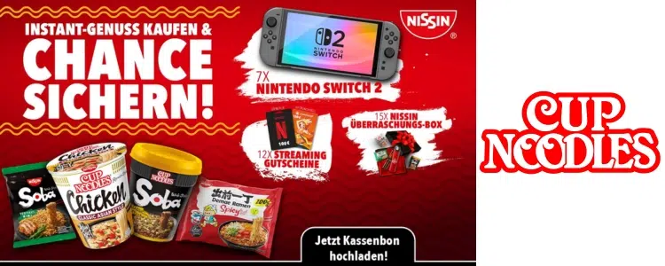 Cup Noodles-Gewinnspiel Nintendo Switch 2