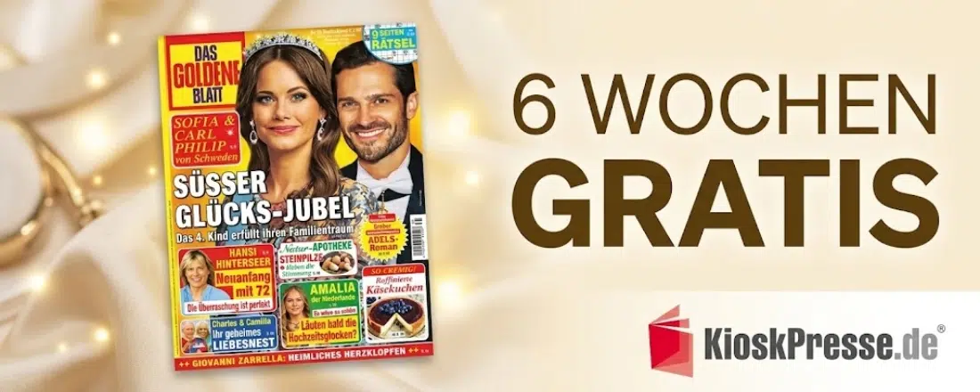 "Das goldene Blatt" 6 Wochen kostenlos