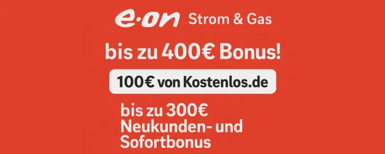 E.ON Bonusdeal mit 100€ Gutschein