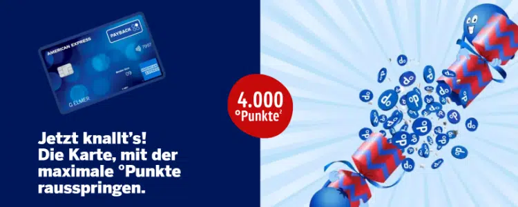 4.000 Punkte für Payback-Amex geschenkt