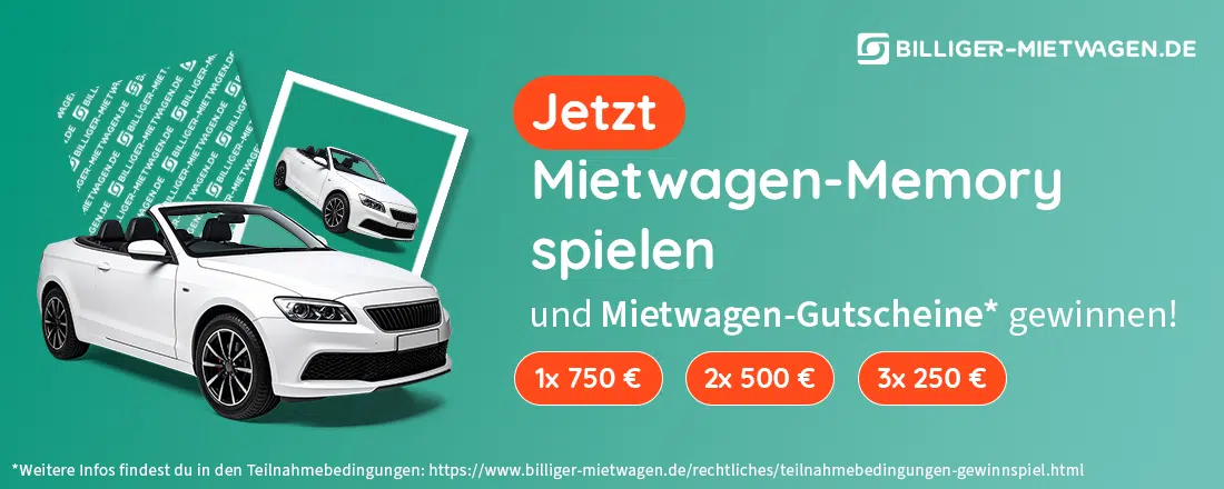 Gewinnspiel von billiger-mietwagen.de