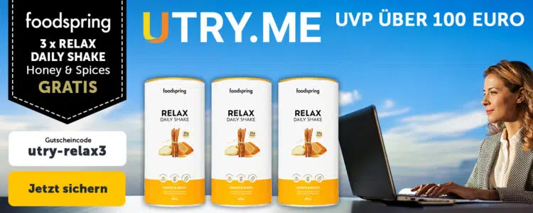 UTRY.ME Gutschein; foodspring Shakes