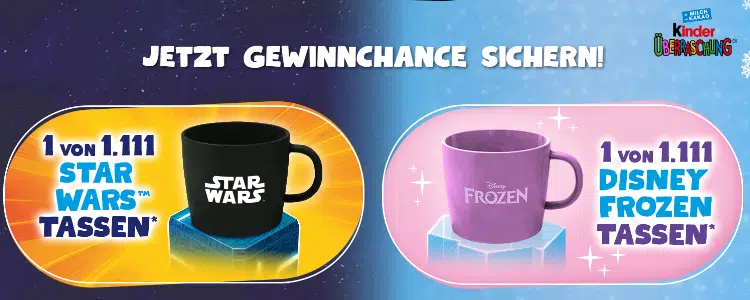 Gewinnspiel von kinder Überraschung