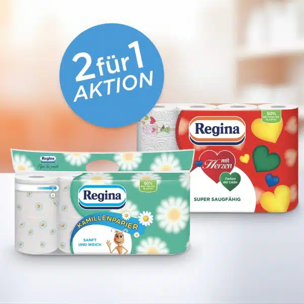 Regina gratis testen: 2-fr-1-Aktion