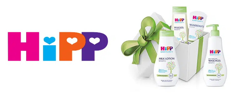 HiPP-GEwinnspiel; Pflegeprodukte von HiPP