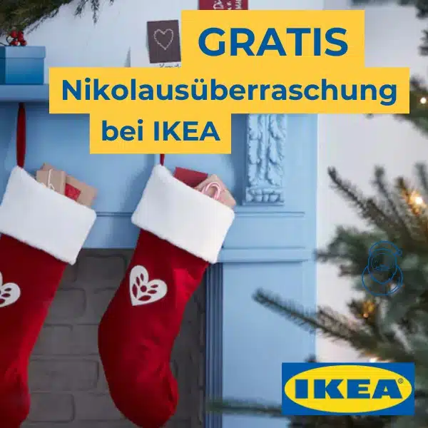 Zu Nikolaus Stiefel gratis bei IKEA füllen lassen