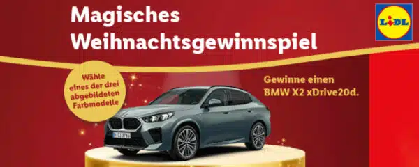 Lidl Gewinnspiel: Chance auf BMW X2 xDrive20d