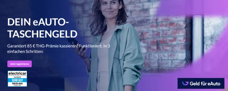 Geld fürs eAuto; 85€ Prämie