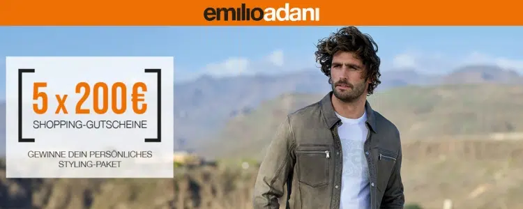 Emilio Adani Gewinnspiel März 2025