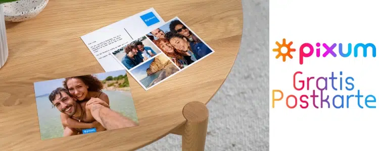 Pixum Postkarte gratis versenden Juli