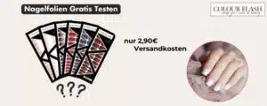 Gratis Nagelfolien von Colour Flash (zzgl. 2,90€ Versand)