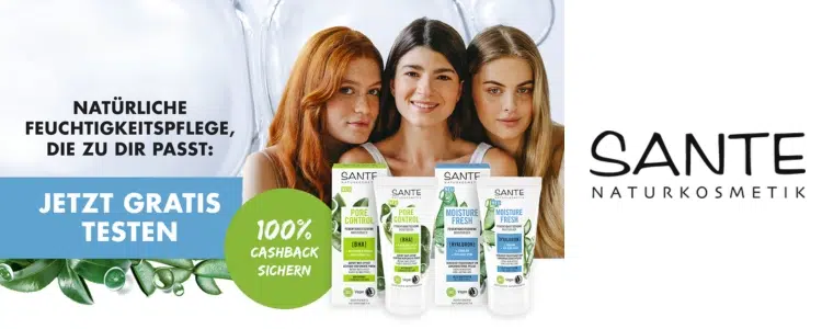 Sante Feuchtigkeitscreme gratis testen