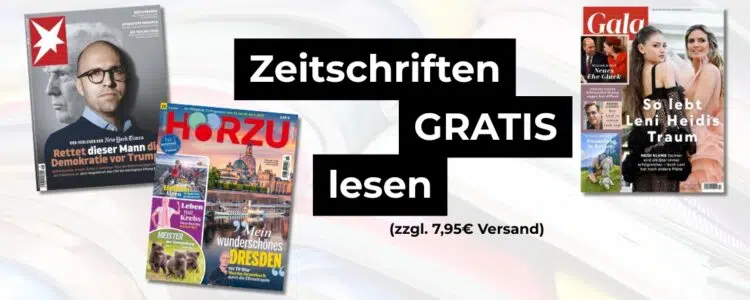 Zeitschriften kostenlos lesen; Stern, HÖRZU, Gala