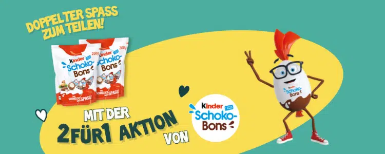 2-für-1-Aktion für kinder Schoko-Bons