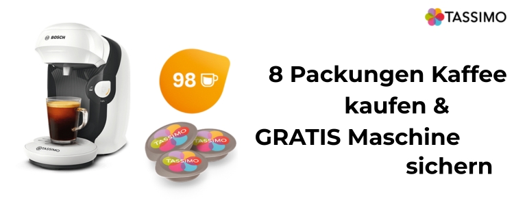 Gratis Tassimo-Maschine