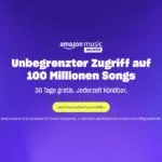Amazon Music 30 Tage gratis testen