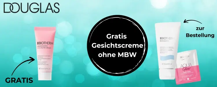 Gratis Gesichtscreme von Biotherm bei Douglas