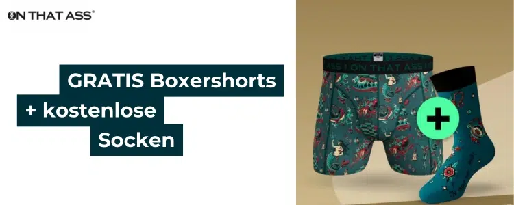 Gratis Boxershorts von On That Ass + kostenlose Socken