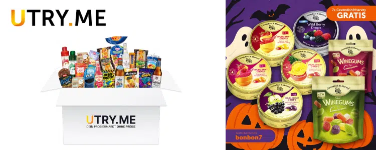 Cavendish & Harvey PRodukte gratis zur Bestellung