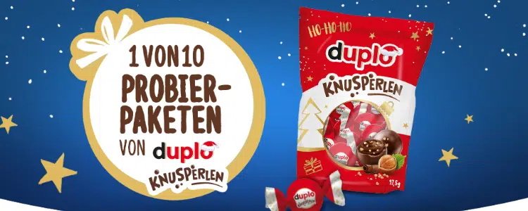 duplo Knusperperlen; Gewinnspiel