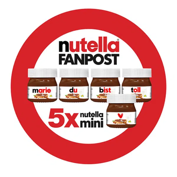 nutella Fanpost: Aktionsgläser kaufen & Fanpost verschicken