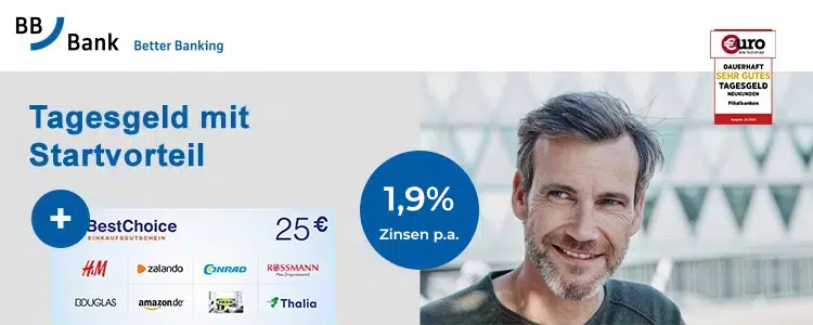 1,9% Zinsen bei BBBank