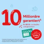 10 Millionäre bei Aktion Mensch