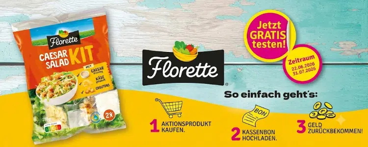Florette Ceasar Salad gratis testen