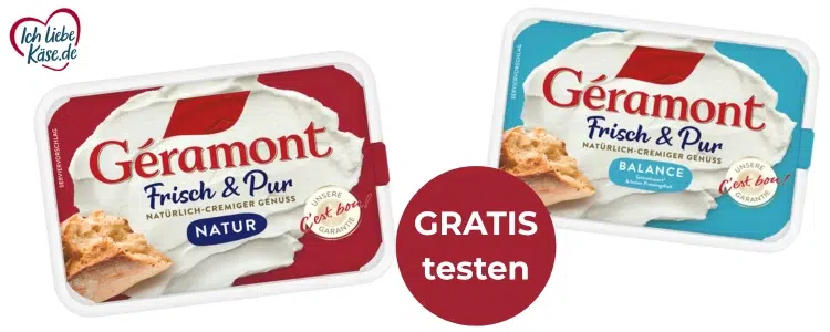 Géramont Frischkäse gratis testen