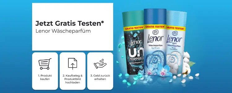 Lenor Wäscheparfüm gratis testen