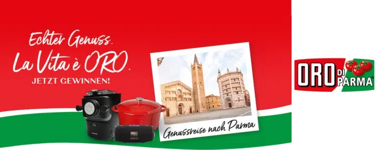 ORO di Parma Gewinnspiel Parma-Reise