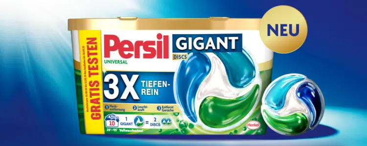 Persil Gigant gratis testen