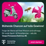 Telekom-Gewinnspiel; Frühling; Vespa