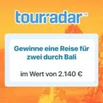 TourRadar Gewinnspiel; Bali-Reise gewinnen