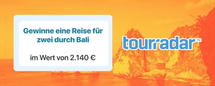 TourRadar Gewinnspiel; Bali-Reise gewinnen