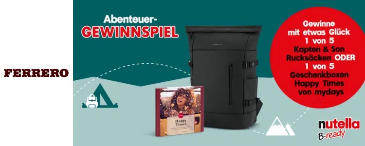 nutella-Gewinnspiel Abenteuer