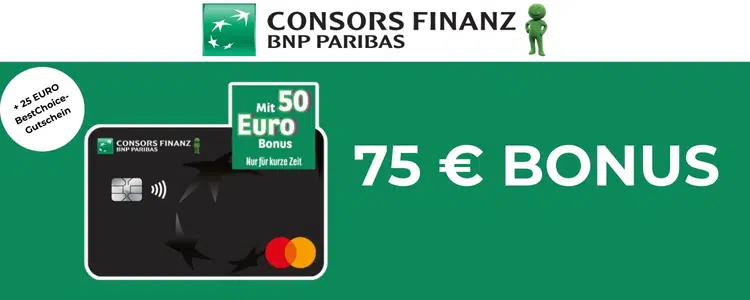 Consors Bonus-Deal 75 €