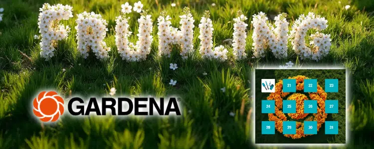 Gardena Frühlingskalender; täglich neue Gewinne