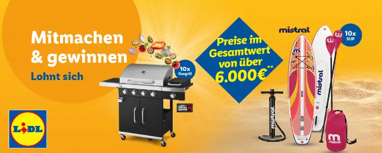 Lidl Newsletter-Gewinnspiel