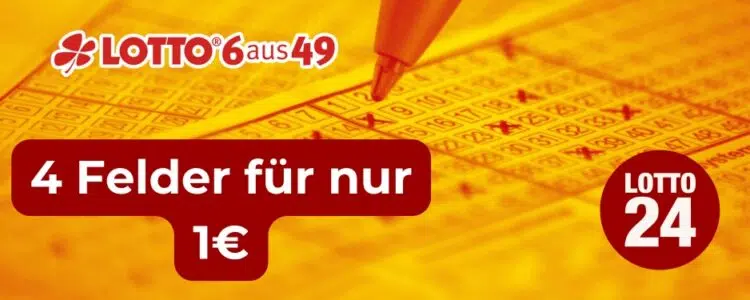 Lotto24 4 Felder für 1€