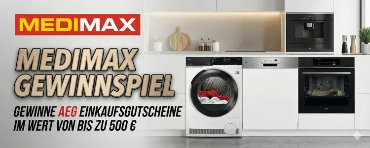 MEDIMAX Gewinnspiel AEG Gutschein