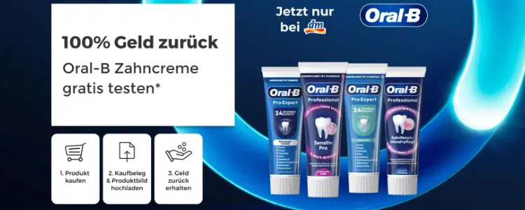 Oral-B gratis testen; dm