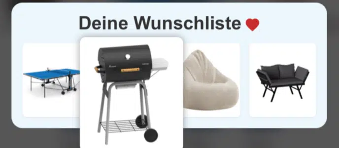 Wunschliste in CHECK24-App anlegen