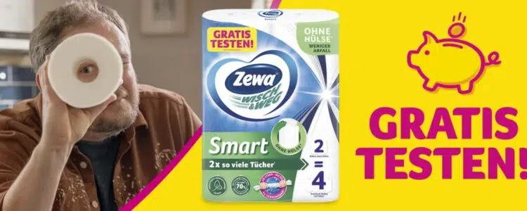 Zewa Wisch&Weg Smart Küchenpapier gratis testen