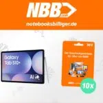 notebooksbilliger.de Gewinnspiel; Samsung Galaxy Tab S10+